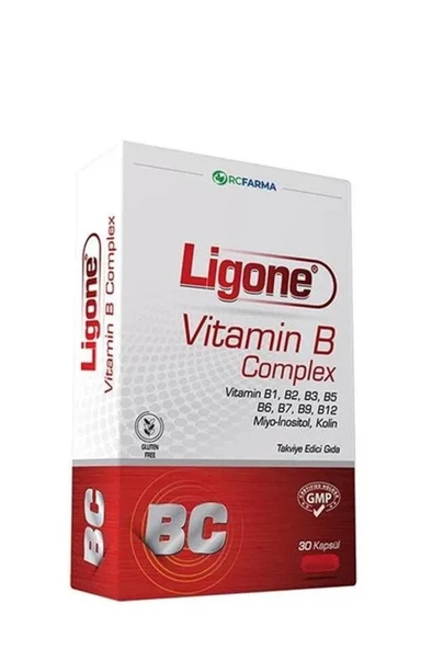 Ligone Vitamin B Complex 30 Kapsül ürün görseli 1