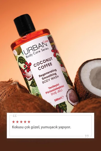 Urban Care Coconut Coffee Yenileyici & Pürüzsüzleştirici Duş Jeli 500 Ml-vegan - 7
