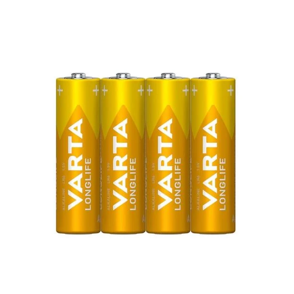 Varta Pil Longlife Alkaline 1.5V AA Mignon 4 lü - 2