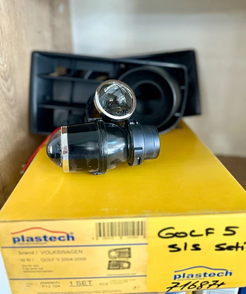 VOLKSWAGEN GOLF 5 SİS FARI SETİ - GOLF 5 SİS FARI VE KAPAKLARI  SAĞ SOL TAKIM - Resim 3