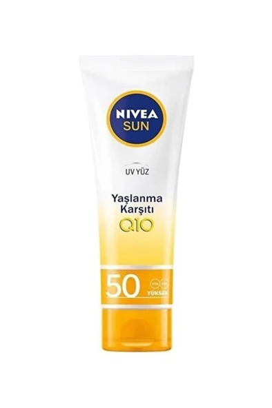 Nivea Yaşlanma ve Leke Karşıtı Q10 50 ml 50 Faktör Güneş Kremi