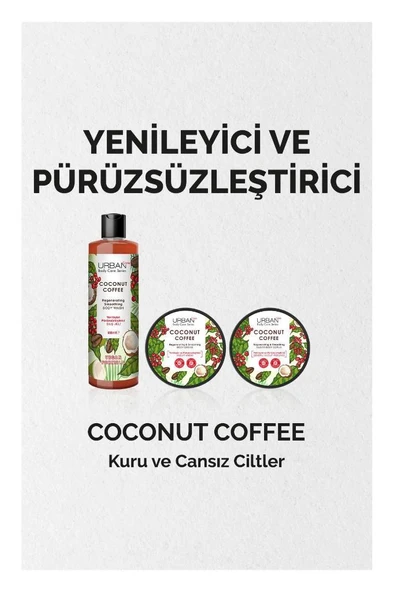 Urban Care Coconut Coffee Yenileyici & Pürüzsüzleştirici Duş Jeli 500 Ml-vegan - 5