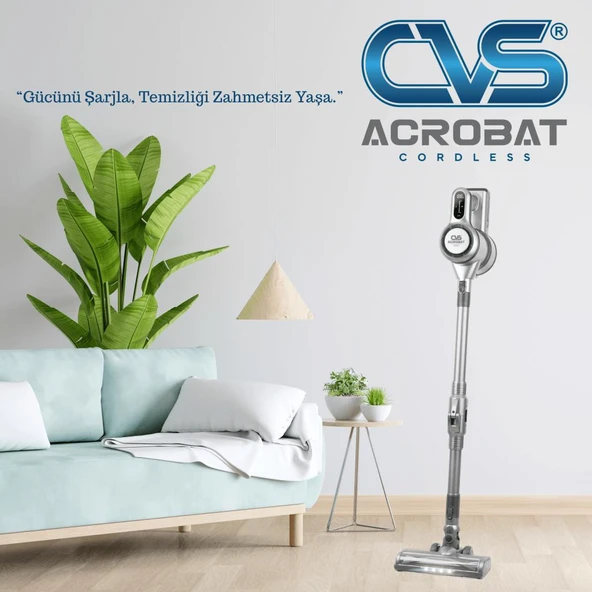 CVS DN 4731 Cordless Katlanır Şarjlı Dijital Dik Süpürge