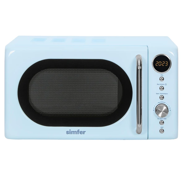 Simfer SK4606  Retro Mavi Dijital Mikrodalga Fırın