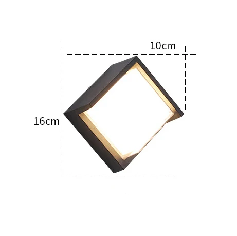 Cata CT-7074 Dominik 15W IP65 Su Geçirmez Dış Mekan LED Aplik Sıva Üstü Günışığı 3200K - 7