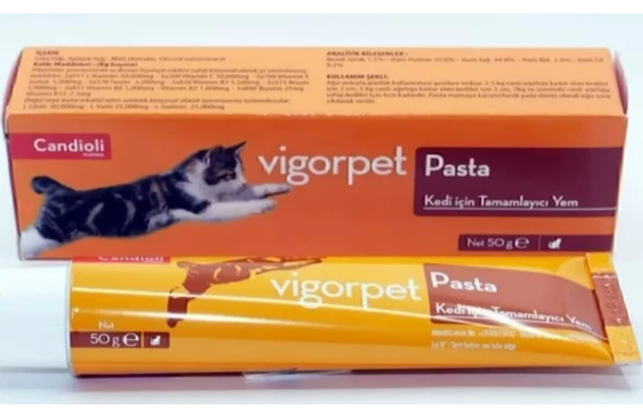 candioli Candıolı Vigorpet Pasta Kediler Için Tamamlayıcı Yem 50 gr