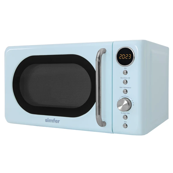 Simfer SK4606  Retro Mavi Dijital Mikrodalga Fırın - 2