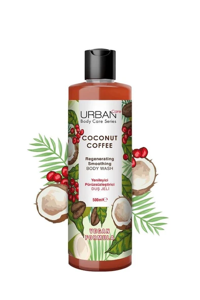 Urban Care Coconut Coffee Yenileyici & Pürüzsüzleştirici Duş Jeli 500 Ml-vegan - 4