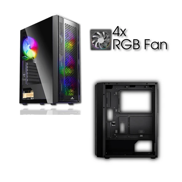 Avantron Gmx7402 Ryzen 5 5500 16Gb Ddr4 512Gb M2 Nvme 12Gb Rtx3060 27" Oyun Bilgisayarı - 2