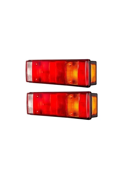 ASFAR 7 Fonksiyonlu Kablolu Dorse Tır Kamyon Karavan Stop Lambası Sağ/sol 2 Adet 1 Takım - Resim 4