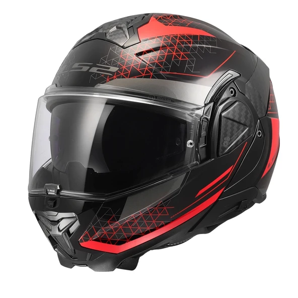 LS2 ADVANT 2 ASTRAL KIRMIZI KASK - 1