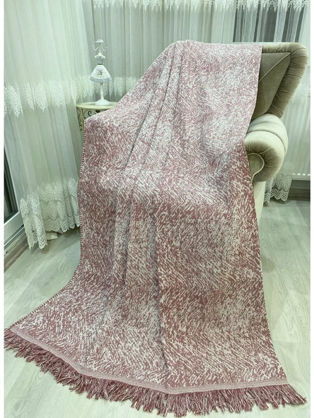 Özlü Home Lüks Pamuklu Koltuk Örtüsü