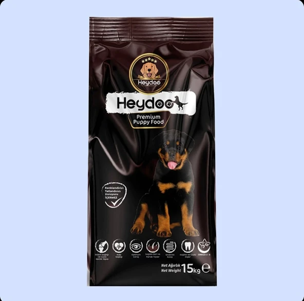 HeyDoo Kuzu Etli Yavru Köpek Maması 15 kg