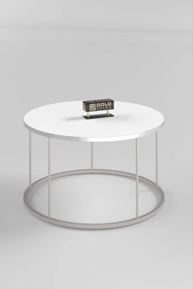 ORTA SEHPA TERRA LÜX GÜMÜŞ BEYAZ ürün görseli 1