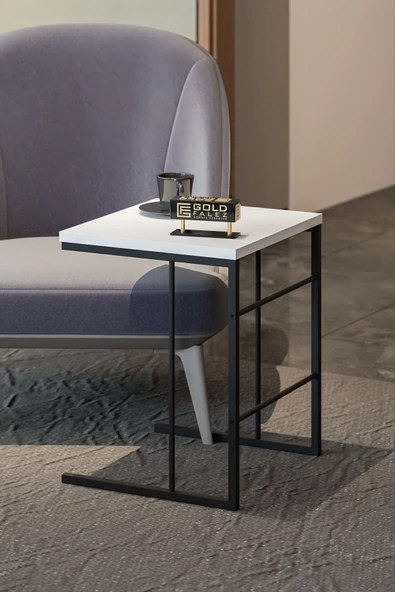 ORTA SEHPA VE ZİGON SEHPA SOLO SET BEYAZ - 3