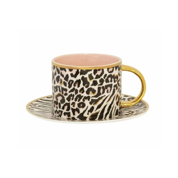 Cristina Re Teacup Saucer Safari Leopard ürün görseli