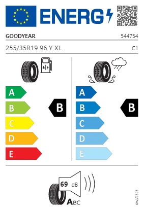 Goodyear 255/35 R19 96Y XL FP Eagle F1 Asymmetric 3 ROF (BMW*) Oto Yaz Lastiği (Üretim Yılı: 2024) - 2