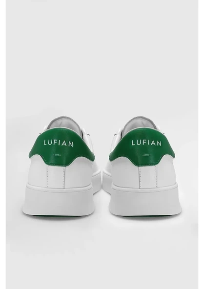 Lufian Adel Deri Sneaker Ayakkabı Beyaz - Yeşil - 5