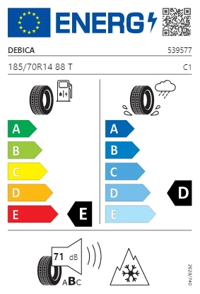 Debica 185/70 R14 88T M+S Frigo 2 Oto Kış Lastiği (Üretim Yılı: 2023) - 2