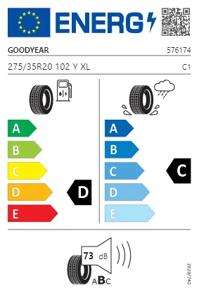 Goodyear 275/35 R20 102Y XL FP * Excellence ROF Oto Yaz Lastiği (Üretim Yılı: 2022) - 2