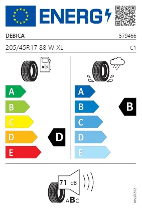 Debica 205/45 R17 88W PRESTO UHP 2 XL FP Oto Yaz Lastiği (Üretim Yılı: 2024) - 2