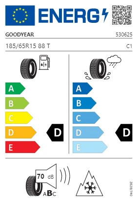 Goodyear 185/65 R15 88T UltraGrip 8 Oto Yaz Lastiği (Üretim Yılı: 2024) - 2