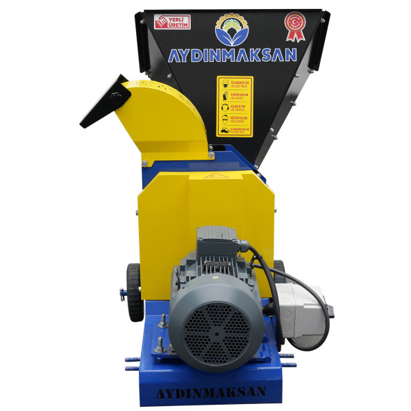 AYDINMAKSAN MDO-009E 7,5 KW MOBİL ELEKTRİKLİ DAL ÖĞÜTME MAKİNESİ (6 CM ÇAP) - 2