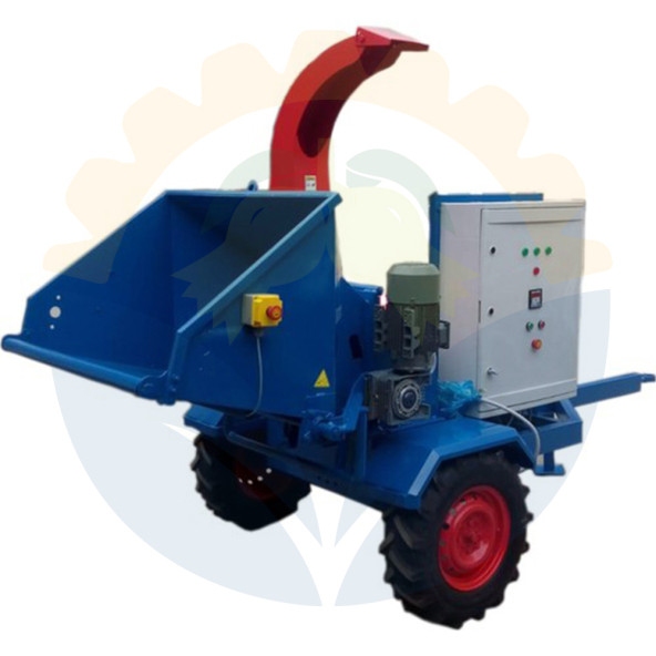AYDINMAKSAN EDO-700T 22KW ELEKTRİKLİ TEKERLEKLİ DAL ÖĞÜTME MAKİNESİ (13 CM ÇAP) - 2