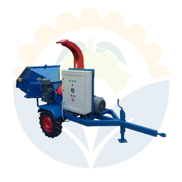 AYDINMAKSAN EDO-700T 22KW ELEKTRİKLİ TEKERLEKLİ DAL ÖĞÜTME MAKİNESİ (13 CM ÇAP) - 3