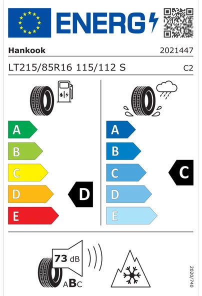 Hankook 215/85 R16 115/112S Dynapro A-T2 RF11 Oto Yaz Lastiği (Üretim Yılı: 2023) - 2