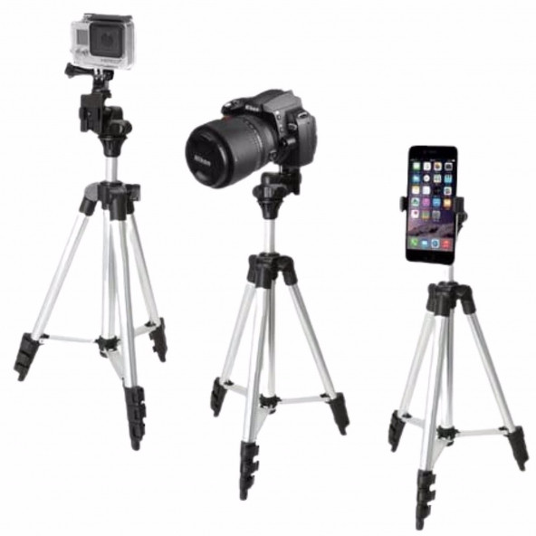 360 Derece Ayarlanabilir Profesyonel Fotoğraf Makinası Tripod 102 cm - 3