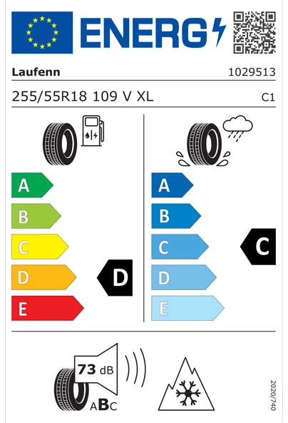 Laufenn 255/55 R18 109V XL LW31 i FIT+ Oto Kış Lastiği (Üretim Yılı: 2022) - 2