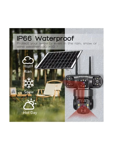 TECHNOZİ YT-113S 4G İP 4G 2 KAMERALI V380 - Resim 2