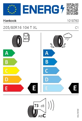 Hankook 205/80 R16 104T XL Dynapro AT M RF10 Oto Yaz Lastiği (Üretim Yılı: 2024)
