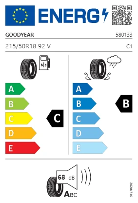 Goodyear 215/50 R18 92V EFFIGRIP PERF 2 FP Oto Yaz Lastiği (Üretim Yılı: 2024) - 2