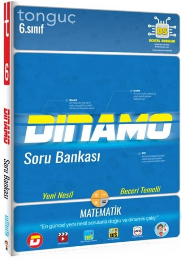 6.Sınıf Dinamo Matematik Soru Bankası Tonguç Akademi Yayınları - 1