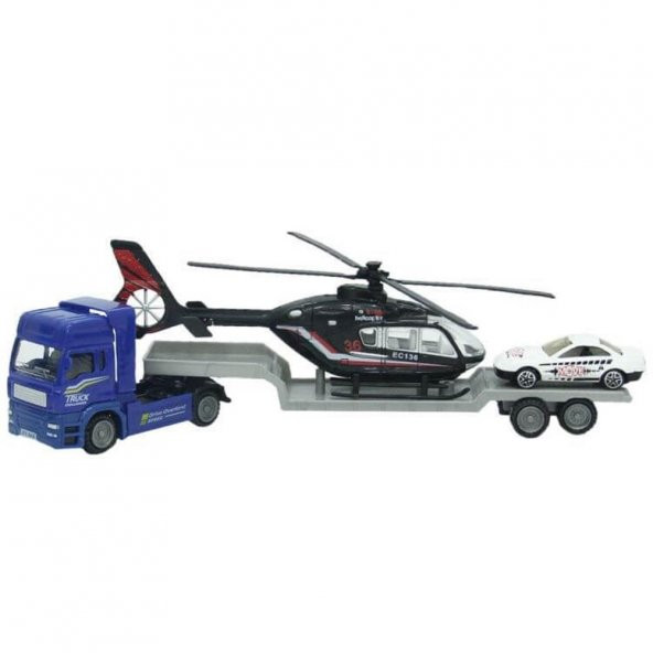 Helikopter ve Araç Taşıyan Tır -  XY024-Helikopter