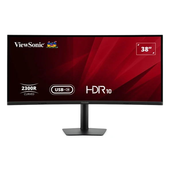 ViewSonic VA3820C 37.5" 75Hz 5Ms HDMI+DP+USB-C UWQHD+ IPS Curved Vesa Monitör ürün görseli