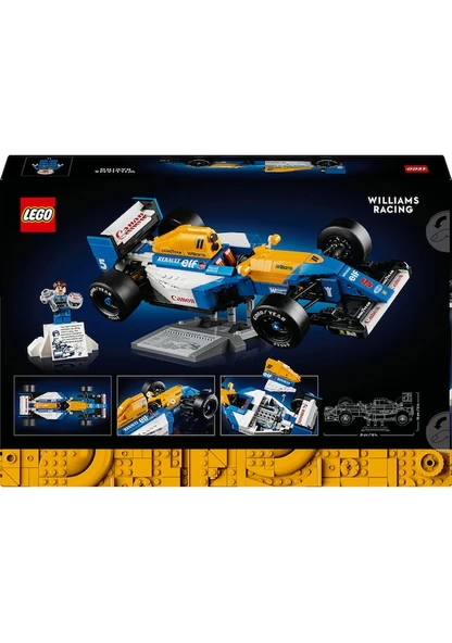 Lego Icons Williams Racing FW14B ve Nigel Mansell 10353 Lisanslı Ürün - Resim 10