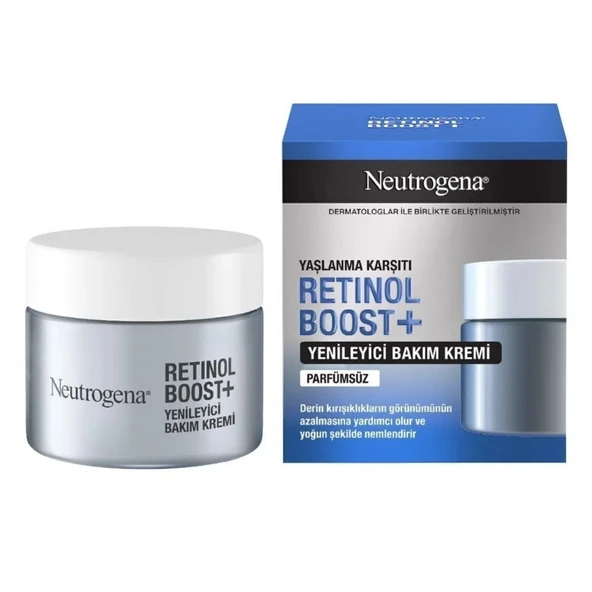 Neutrogena Retinol Boost Kırışıklık Karşıtı Yenileyici Bakım Kremi 50ml ürün görseli 1