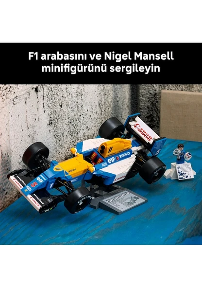 Lego Icons Williams Racing FW14B ve Nigel Mansell 10353 Lisanslı Ürün - Resim 7