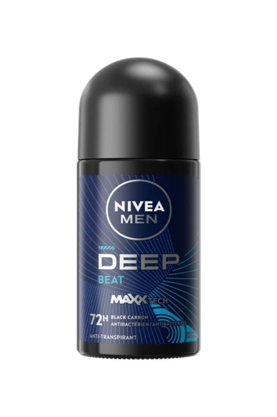 Nivea Deep Beat Aktif Karbon 50 ml Erkek Roll-On