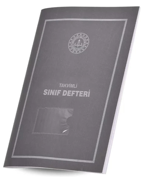 Gülpaş Takvimli Sınıf Defteri Gri Plastik Kapak İlkokul 390