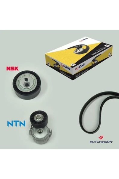 GVA 59A4330 Alternatör Gergi Seti Kütüklü C5 01-04 Xantıa 99-03 206 00- 406 98-04 607 2.0hdı K026pk1 ürün görseli 1