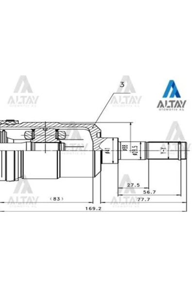 Maher 01826 Aks Kafasi Iç Accent 06-11 Era Dizel Sol 27x41x33 Mhr- ürün görseli