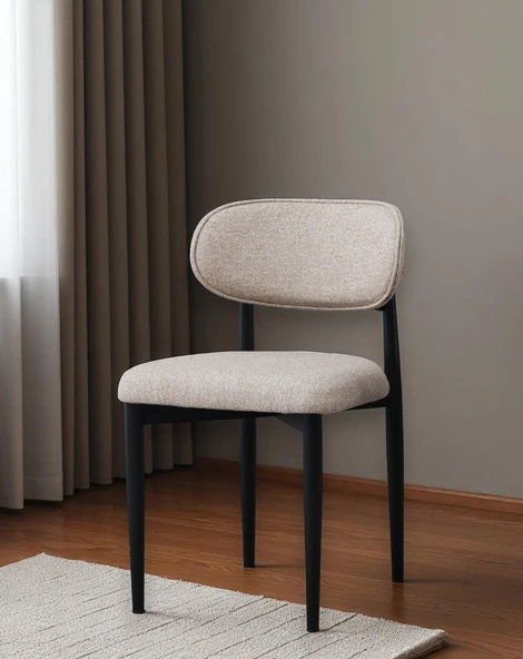 POLO SİYAH AYAKLI SANDALYE - 3