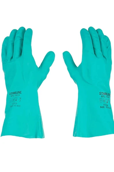 Kimyasal Nitril Eldiven Starline Stl-1513-10-10,5 (Large Beden) - Resim 4
