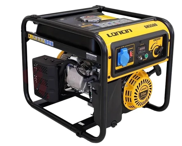 Loncin GH3500 3,5 kVA İpli Monofaze Benzinli Jeneratör
