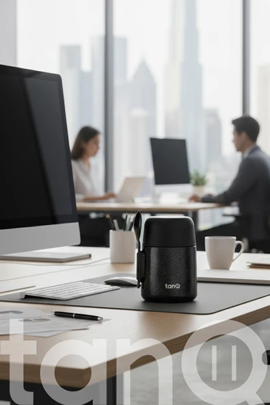 TanQ Ömür Boyu Garantili Bento Paslanmaz Çelik Yemek-Mama Termosu Titan Black 0.50 Lt- (17 Oz) - 3