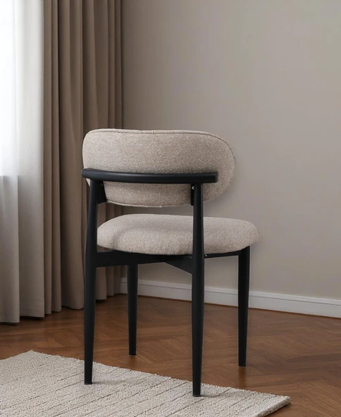 POLO SİYAH AYAKLI SANDALYE - 2